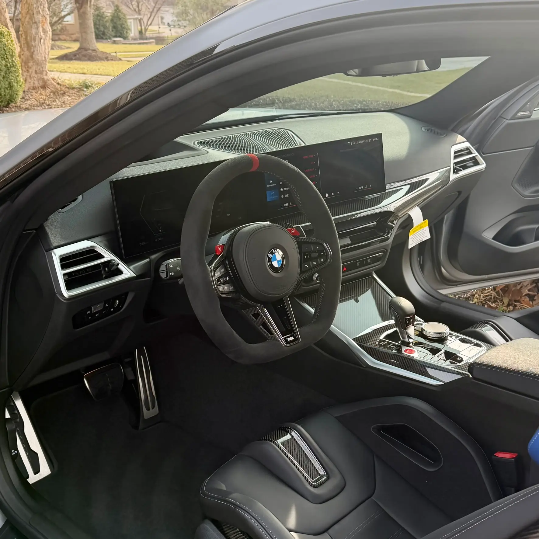 BMW M cockpit interior detail